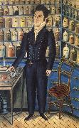 Jacob Maentel Portrait of Dr.Christian Bucher Sweden oil painting artist